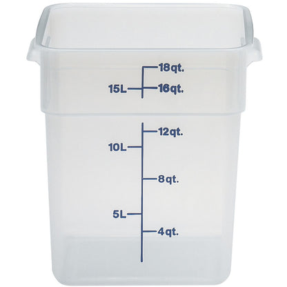 CAMBRO CamSquare food container 17.2 l 256x310x320 mm - transparent