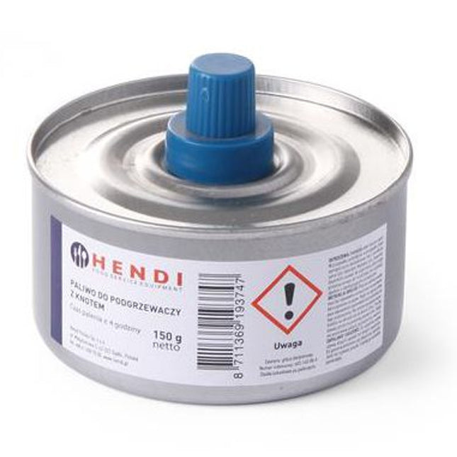 Fuel Food Heater Paste Can With Wick 145ml Set 24pcs. - Hendi 193693