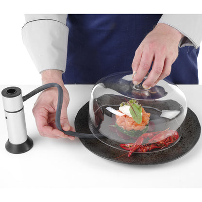 Hendi Glass dome for smoking dishes on a plate – image 5