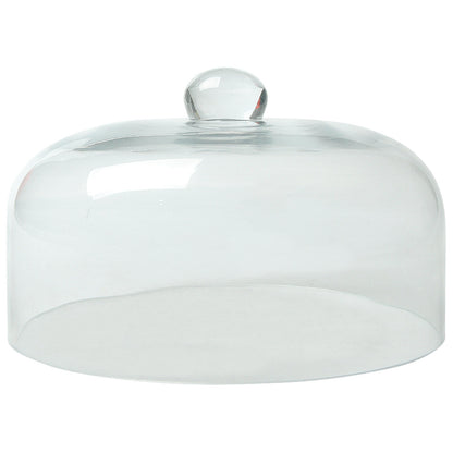 Hendi Glass dome for smoking dishes on a plate