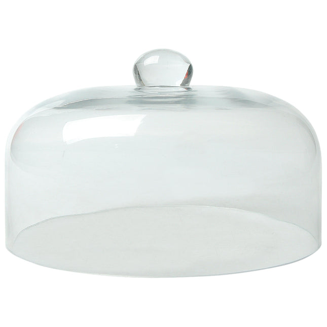 Hendi Glass dome for smoking dishes on a plate