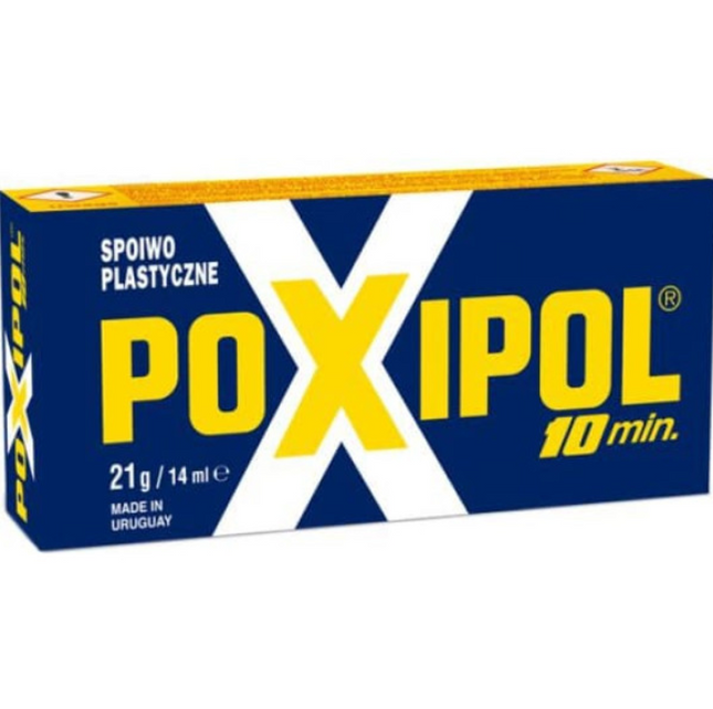 POXIPOL glue - 21g/14ml - Metallic