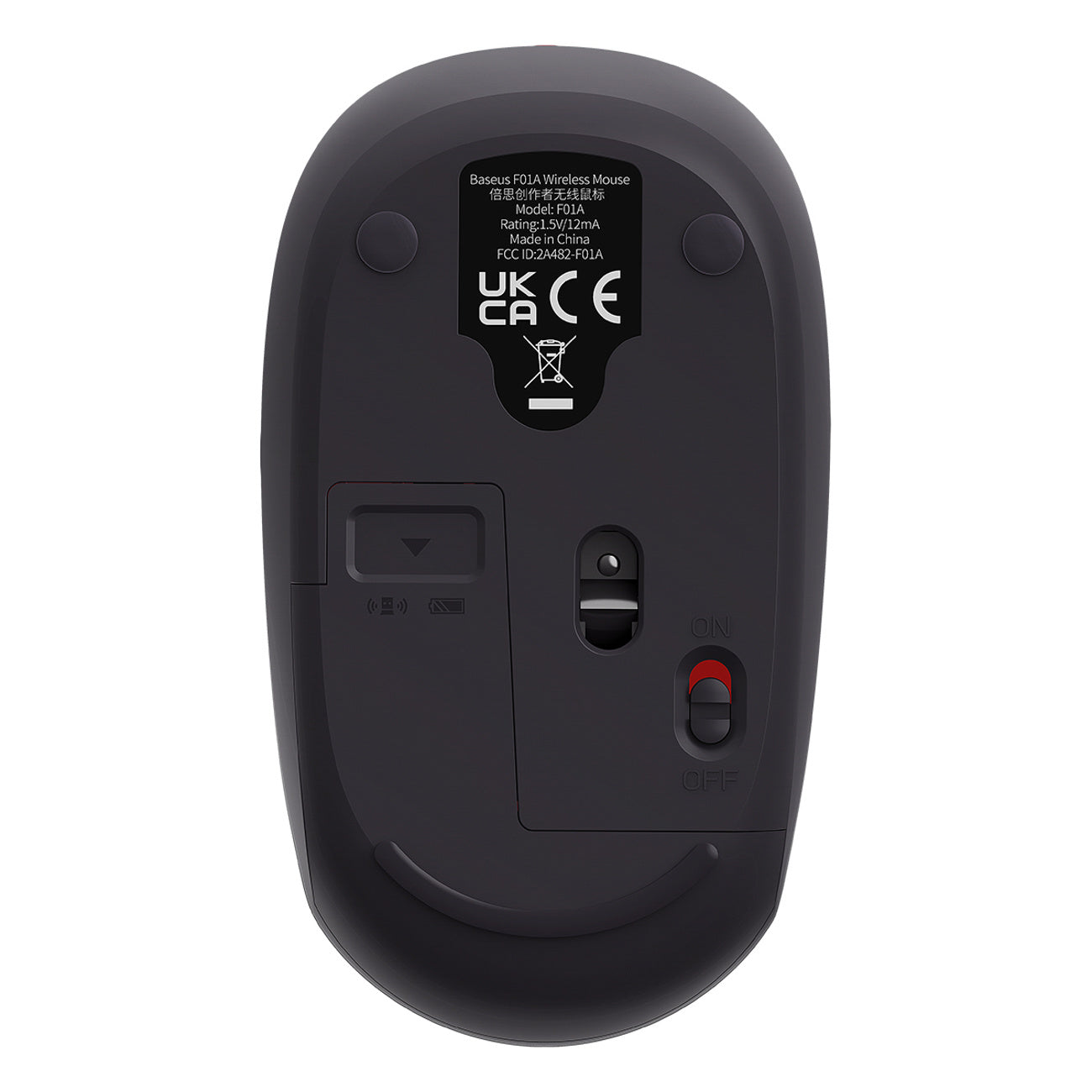 2.4 GHz F01A wireless mouse - gray - Carlat