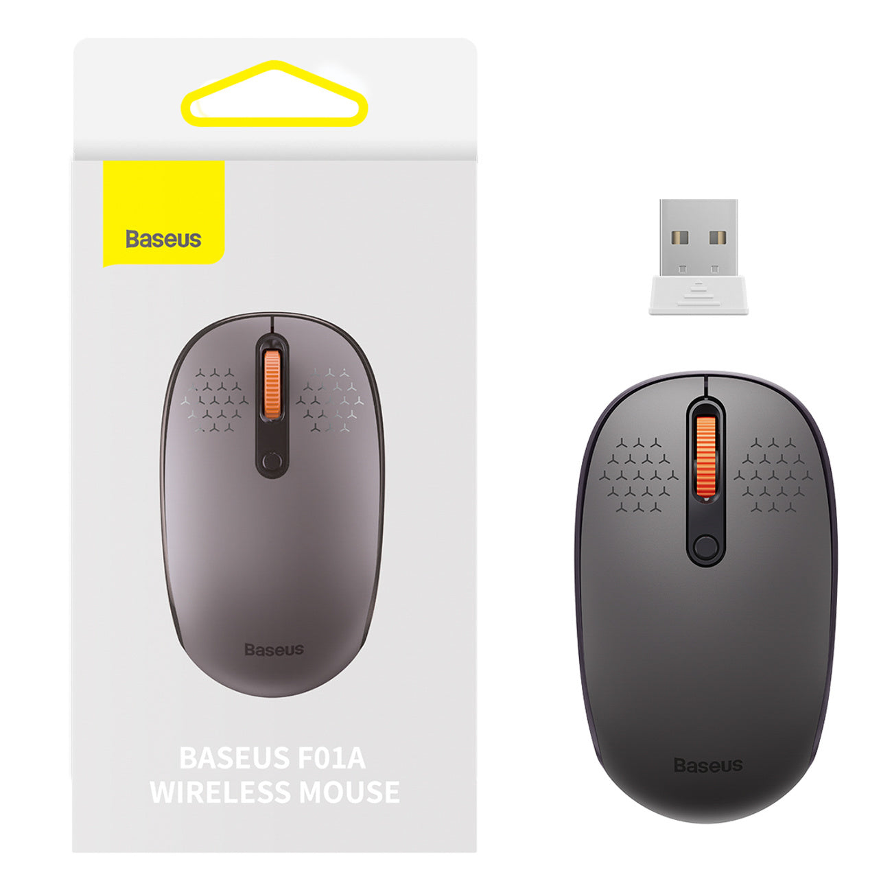 2.4 GHz F01A wireless mouse - gray - Carlat
