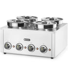 Hendi Bain marie electric heater for dishes, sauces, soups Thermosystem 4 800 W 4 x 4 l