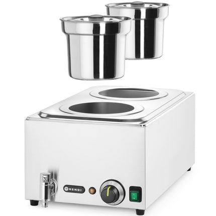 Hendi Bain marie electric heater soup station with 2 x 4 l containers 1000 W – image 5