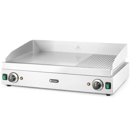 Hendi BBQ plate Profi Line smooth-ribbled double for continuous operation 3500W – image 3
