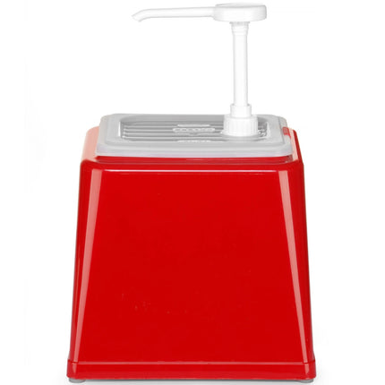 Hendi Dispenser for ketchup sauces with 2.5 l pump red – image 4