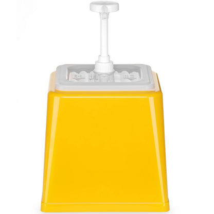Hendi Dispenser for mustard sauces with a 2.5 l pump yellow – image 3