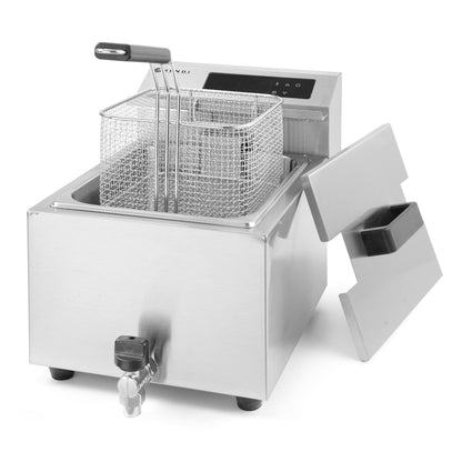 Hendi Fryer with Mastercook digital panel with tap 8L 3500W – image 2
