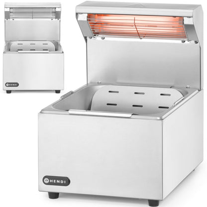Hendi French fries warmer with GN 1/2 400 W heating lamp