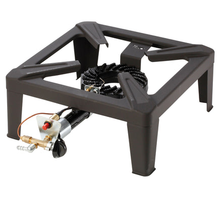 Industrial gas stove stove MEGA ZEUS 7kW 40x40cm with fireplace and air lighter