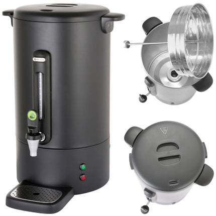 Hendi Percolator brewer for coffee with unsqueezed tap black UNIQ 13 l