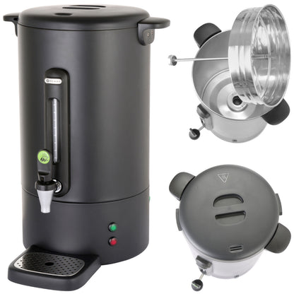 Hendi Percolator brewer for coffee with unsqueezed tap black UNIQ 13 l