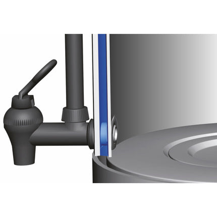 Water heater and torch heater double wall 18 L. - Hendi 211502