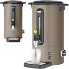 Hendi Mulled wine water boiler with tap and drip tray UNIQ 9 l 950 W - taupe