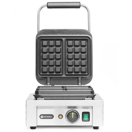 Hendi Waffle iron professional large grille 2 Brussels waffles 2200W – image 4