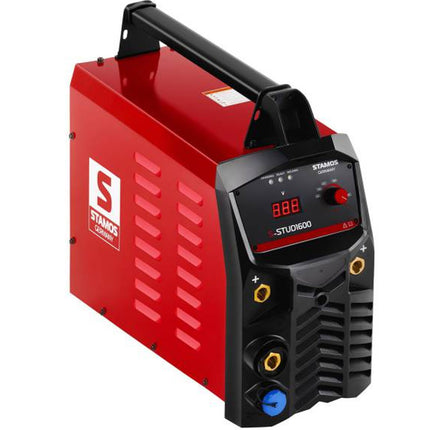 Capacitor welding machine for screw nails metal pegs M3 - M8 S-STUD1600 Juli Stamos Germany