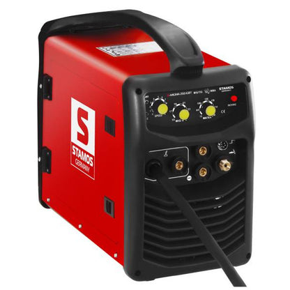 Stamos Germany Semi-automatic welding machine migomat TIG MIG/MAG MMA 250A IGBT Stamos Germany + 5kg wire – image 2