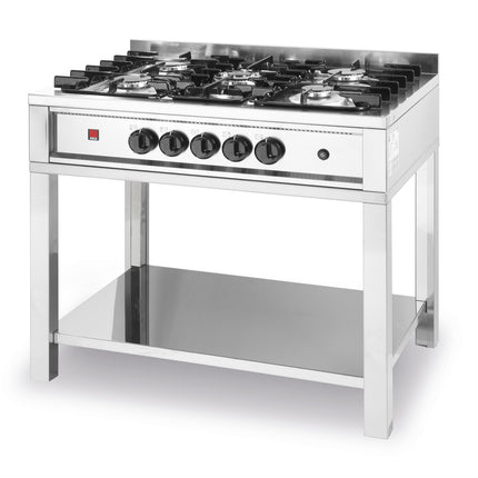 Gas Kitchen 5 burners based on open - Hendi 225806