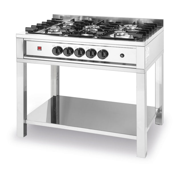 Gas Kitchen 5 burners based on open - Hendi 225806