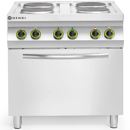 Hendi Electric cooker 4 plates with convection oven GN1/1 Kitchen Line - Hendi 225936 – image 2