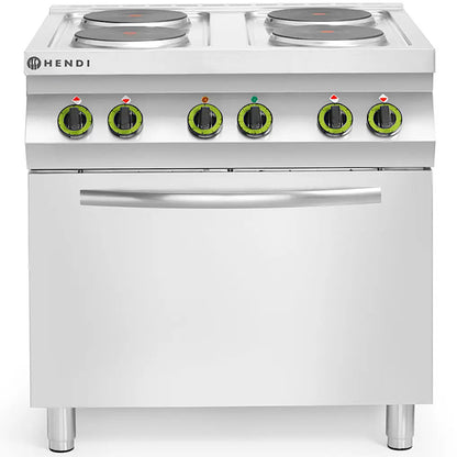Hendi Electric cooker 4 plates with convection oven GN1/1 Kitchen Line - Hendi 225936 – image 2