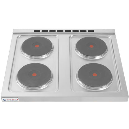 Hendi Electric kitchen freestanding on the basis of steel 4 x 2.6kW width 80cm – image 3