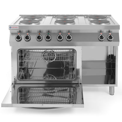 Hendi Electric kitchen 6 x 2.6kW with oven GN1/1 3kW 120cm – image 3