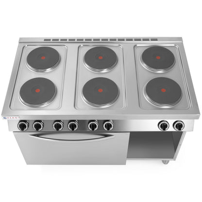 Hendi Electric kitchen 6 x 2.6kW with oven GN1/1 3kW 120cm – image 4