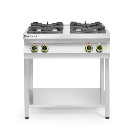 Hendi Gas Kitchen Line 4-burner kitchen based on open wide 800mm depth 700mm – image 2