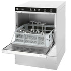 Hendi Bar dishwasher for glass quick and cost-effective + basket drain pump 40x40cm 230V