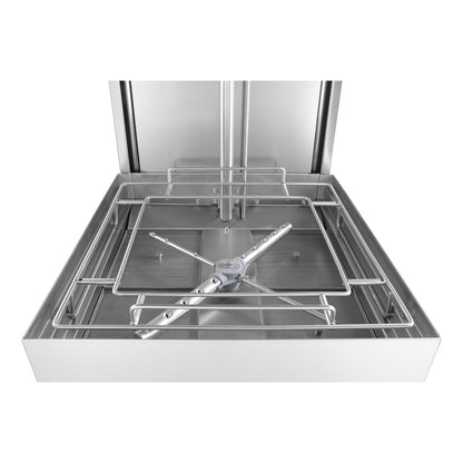 Hendi hood dishwasher fast and cost-effective + basket dispenser 50x50cm 400V – image 5