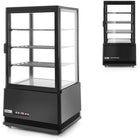 ARKTIC Refrigerated Cupcake Site 3 shelves 68L LED - black