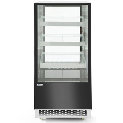 ARKTIC Refrigerated display cabinet with glass, 3 shelves, 300 l, 480 W – image 3