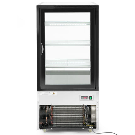 ARKTIC Refrigerated display cabinet with glass, 3 shelves, 300 l, 480 W – image 5