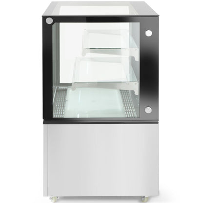 ARKTIC Refrigerated glass display cabinet, 2 shelves, 300 l, 480 W – image 4