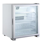 ARKTIC Freezer display cabinet, glass door, 3 shelves, up to -18C, LED 90L