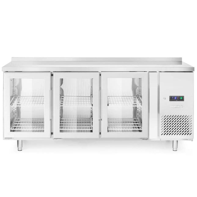 3-door radiator table with working table 180cm - Hendi 233436