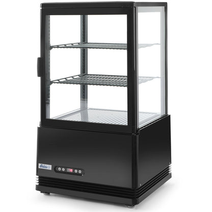 ARKTIC Refrigeration site glazed adjustable 58L 2 shelves black ARCTIC Hendi 233627 – image 2