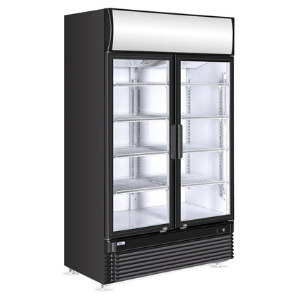 ARKTIC Refrigerated cabinet website with illuminated advertising panel 750L