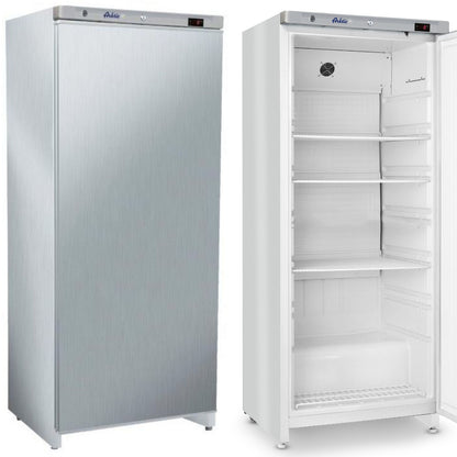 ARKTIC 1-door refrigerated cabinet made of stainless steel 0-8C 600 l 193 W Budget Line