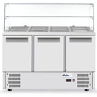 ARKTIC 3-door salad table with glass overlay at 4x GN1/1 368 l