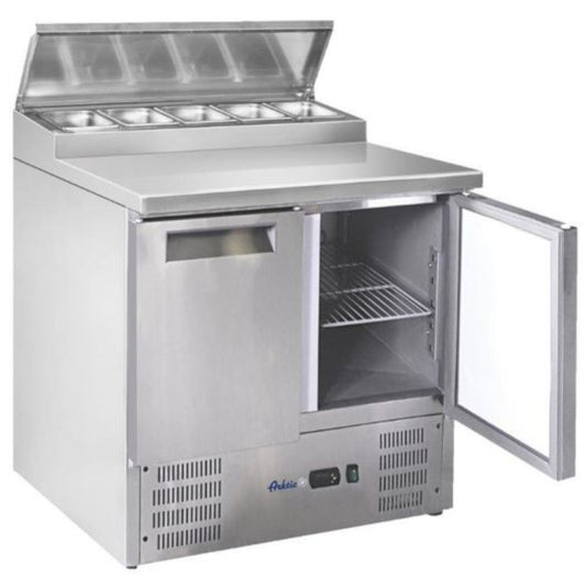 Hendi 2-door salad cooling table with extension - Hendi 236222