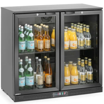 ARKTIC Bar fridge for drinks, 2-door LED, 158 l, 160 W, 90x53x87 cm – image 3
