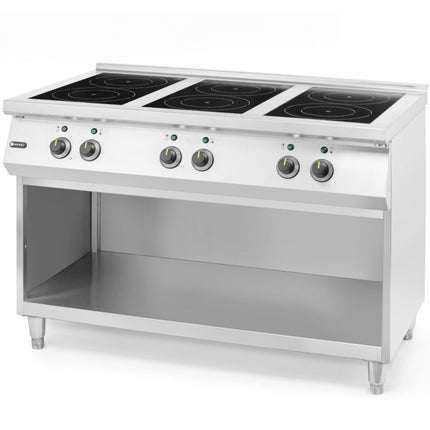 Hendi Free-standing induction cooker 6 heating zones 25500 W 120x70x89 cm