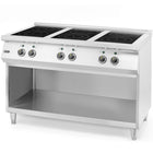 Hendi Free-standing induction cooker 6 heating zones 25500 W 120x70x89 cm