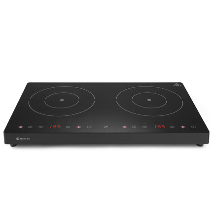 Hendi Inductive stove with touch panel 2 heating fields Black Line wd. 22 cm 3500 W – image 2