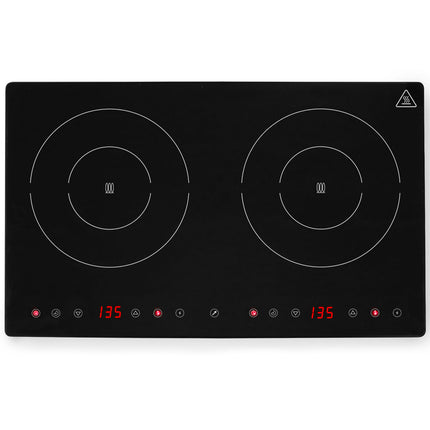 Hendi Inductive stove with touch panel 2 heating fields Black Line wd. 22 cm 3500 W – image 3