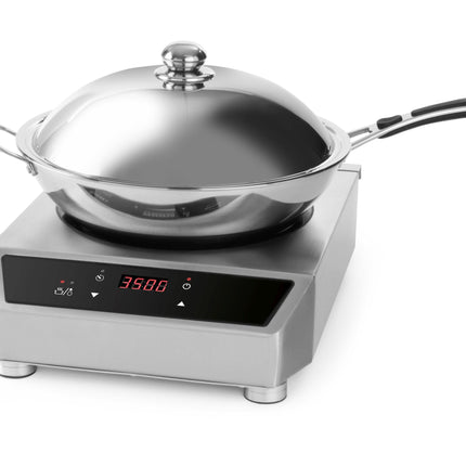 Induction WOK pan for induction woof 36cm - Hendi 239773